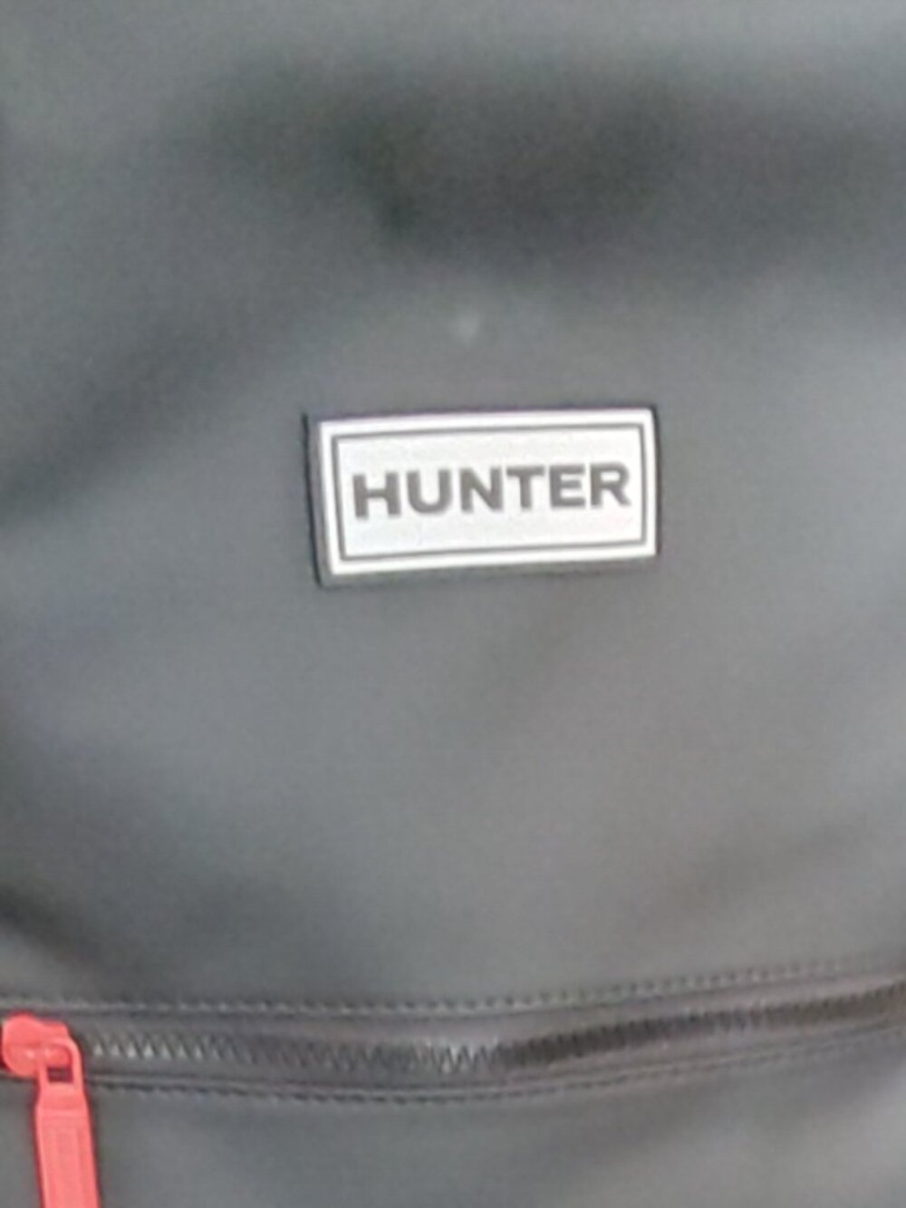 Hunter Black Water Resistant Top Clip Laptop Bag Backpack NWT - Picture 2 of 11